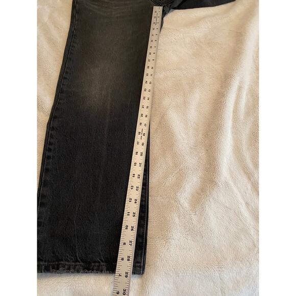 NWT LEVI'S JEANS 28 PREMIUM 90S 501 BLACK FADED BAGGY STRAIGHT FIT STITCH SCHOOL - Picture 16 of 16